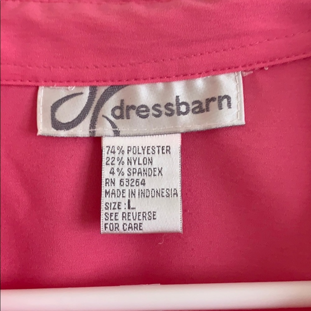 Pink Button Up Blouse - Picture 2 of 5